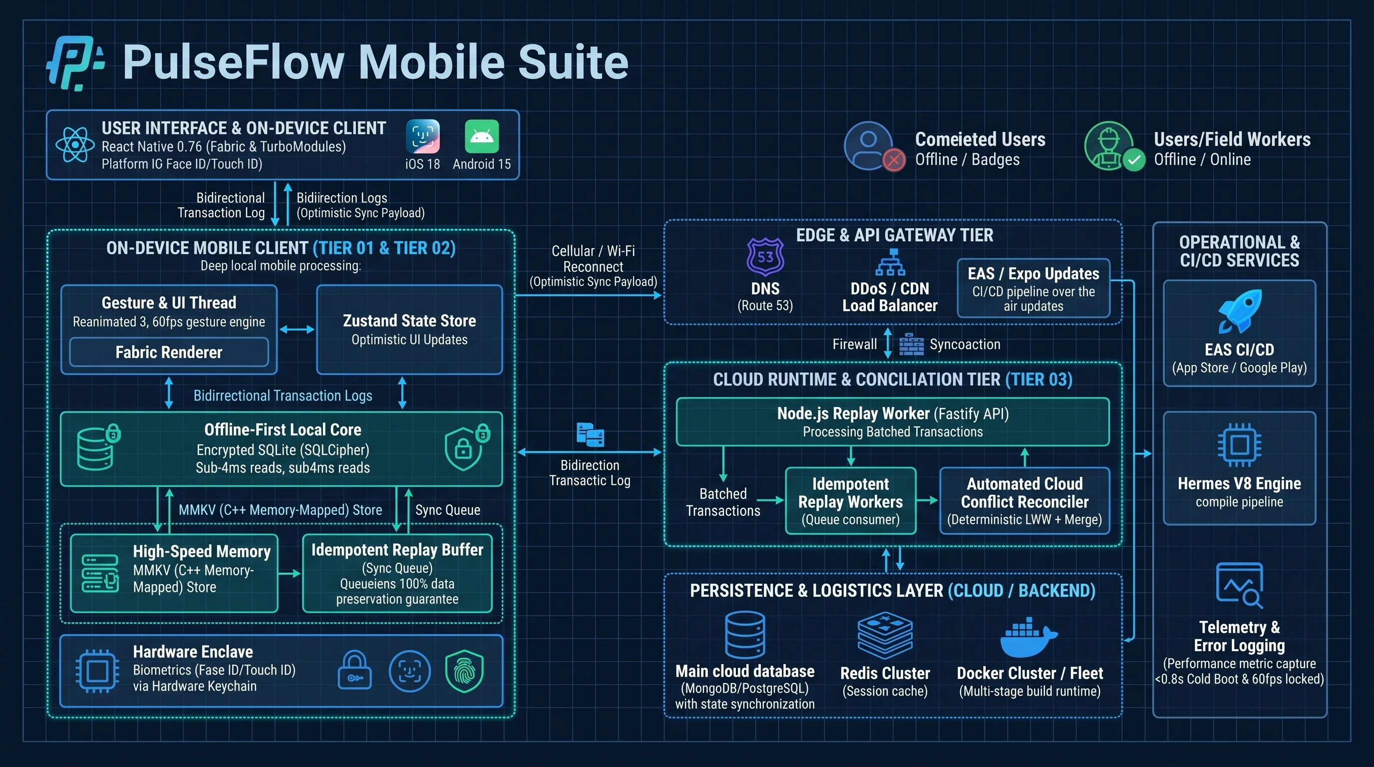 PulseFlow Mobile Suite — Production Topology Blueprint